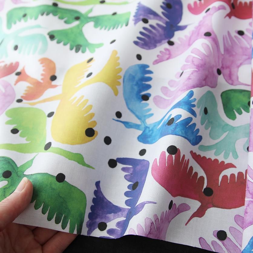 Rainbow birds(White)