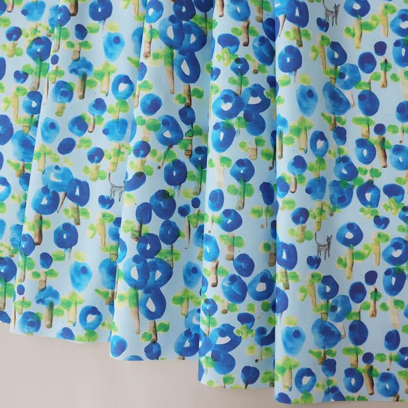circle flowers(Blue)