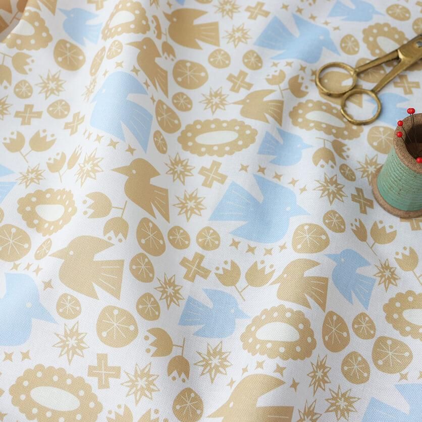 migratory bird(Beige&Blue)