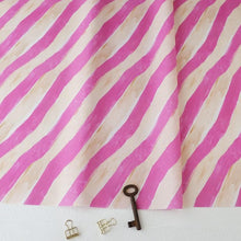 Load image into Gallery viewer, New Retro Diagonal Stripe(Pink&amp;Beige)
