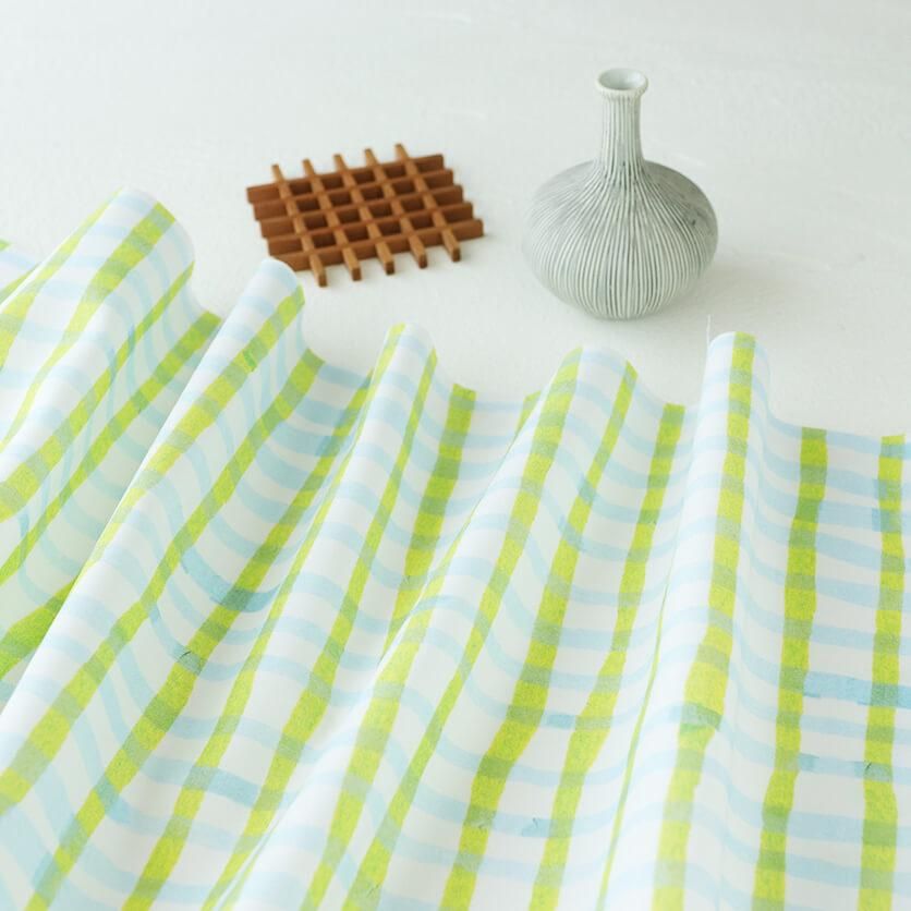 Simple and Smile(LimeGreen&Light Blue)