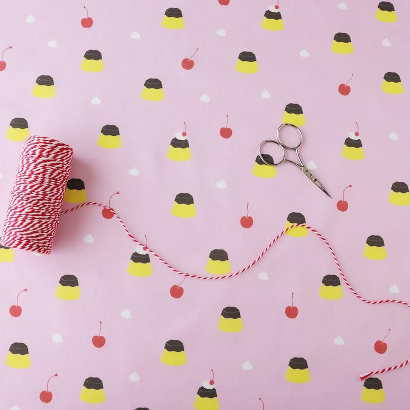 Pudding, whip, cherry(Pink)