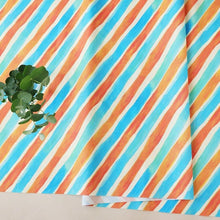 Load image into Gallery viewer, New Retro Diagonal Stripe(Blue&amp;Orange)
