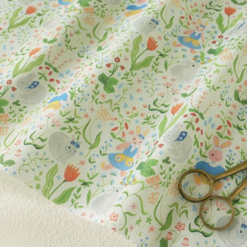 Swedish world of flowers (PastelBlue)