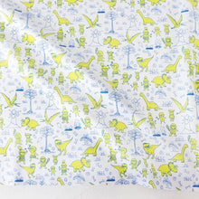 Load image into Gallery viewer, If I could live with dinosaurs(White&amp;LimeGreen)
