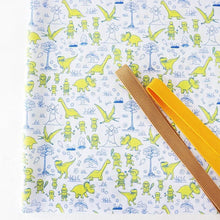 Load image into Gallery viewer, If I could live with dinosaurs(White&amp;LimeGreen)

