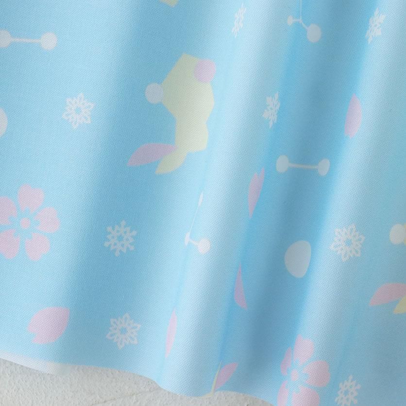 Snow Rabbit Sakura Color mini(Light Blue)