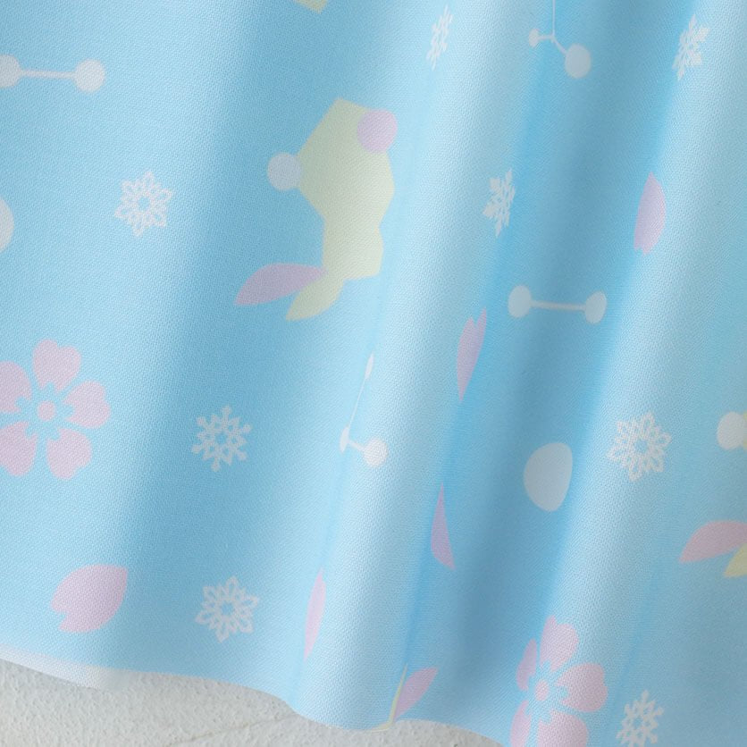 Snow Rabbit Sakura Color mini(Light Blue)