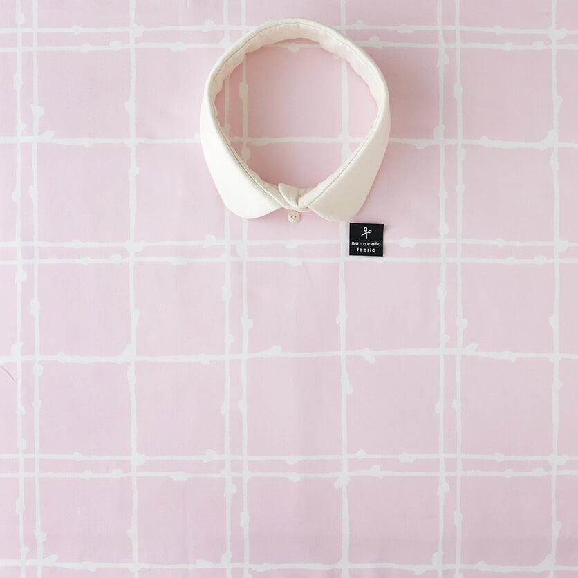 Twig grid pattern(Pink&White)