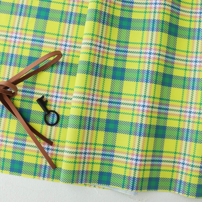 Spring-colored tartan plaid(Green)