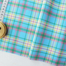 Load image into Gallery viewer, Spring-colored tartan plaid(Blue)
