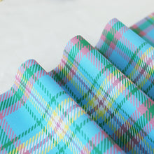 Load image into Gallery viewer, Spring-colored tartan plaid(Blue)
