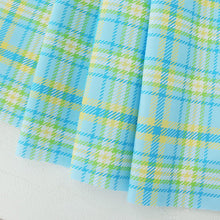 Load image into Gallery viewer, Summer-colored tartan plaid(Light Blue)
