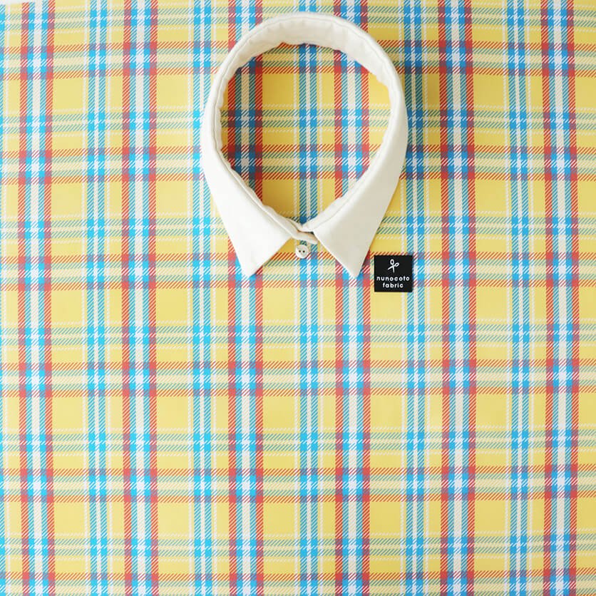 Autumn-colored tartan plaid(Beige)