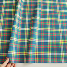 Load image into Gallery viewer, Winter-colored tartan plaid(NavyGreen)
