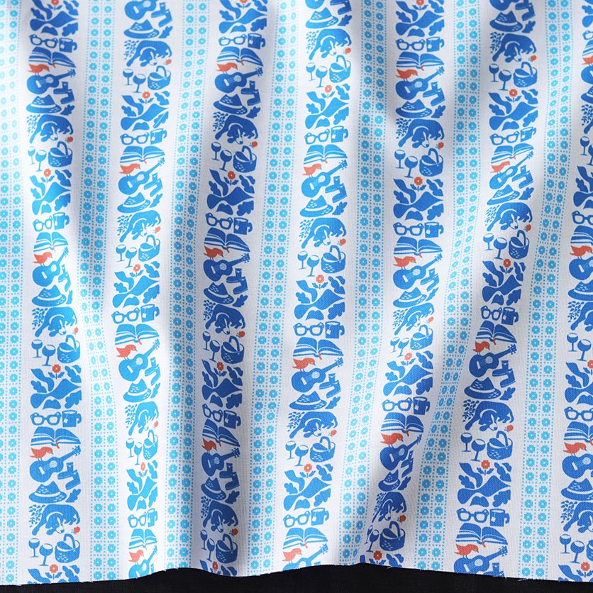 garden stripe(Blue)