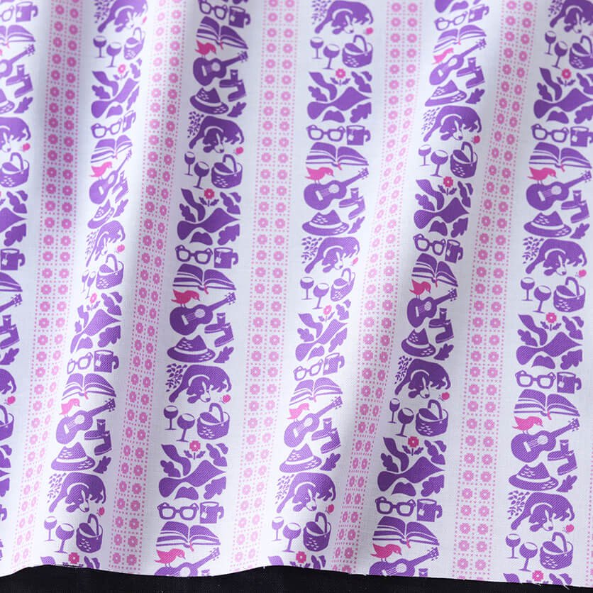 garden stripe(PinkPurple)