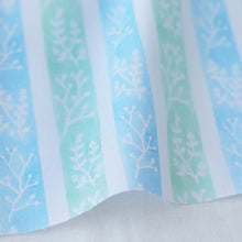 Load image into Gallery viewer, botanical_stripe(BlueGreen)
