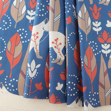 Load image into Gallery viewer, Enchanted Forest Traveled by Foxes(Blue)
