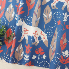 Load image into Gallery viewer, Enchanted Forest Traveled by Foxes(Blue)
