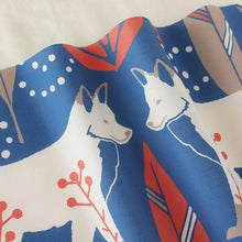Load image into Gallery viewer, Enchanted Forest Traveled by Foxes(Blue)
