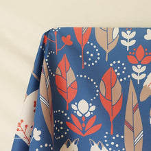 Load image into Gallery viewer, Enchanted Forest Traveled by Foxes(Blue)
