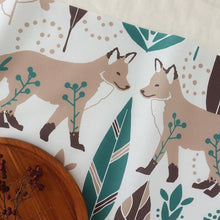 Load image into Gallery viewer, Enchanted Forest Traveled by Foxes(Light Blue)
