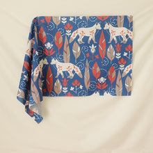 Load image into Gallery viewer, Enchanted Forest Traveled by Foxes(Light Blue)
