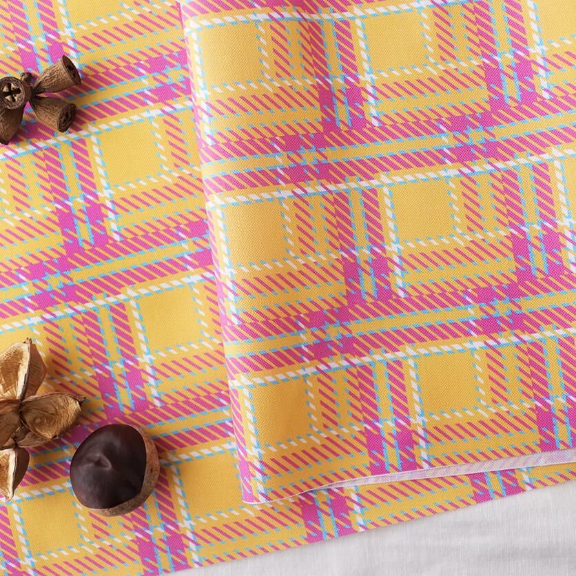 tartan fall scenery(Beige)