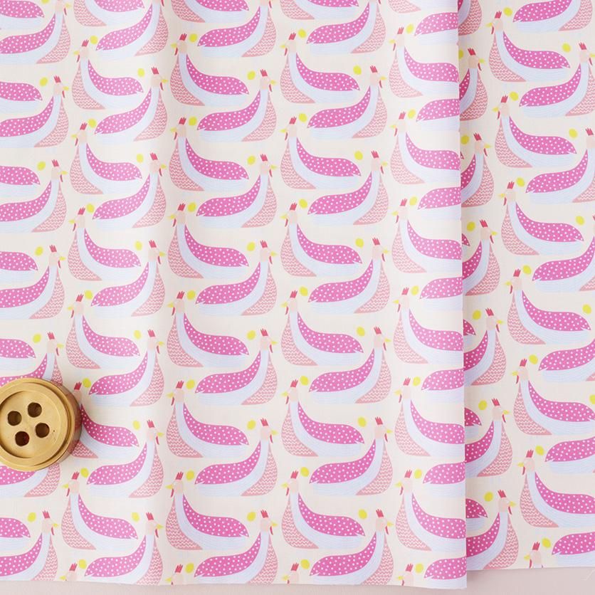 chicken and eggs(Beige&Pink)