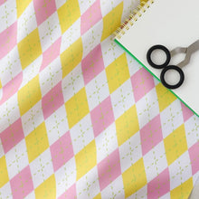 Load image into Gallery viewer, Argyle(Pink&amp;Yellow)
