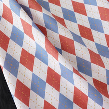 Load image into Gallery viewer, Argyle(Red&amp;Blue Gray)
