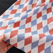 Load image into Gallery viewer, Argyle(Red&amp;Blue Gray)
