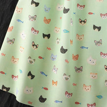 Load image into Gallery viewer, Cat faces(Green)

