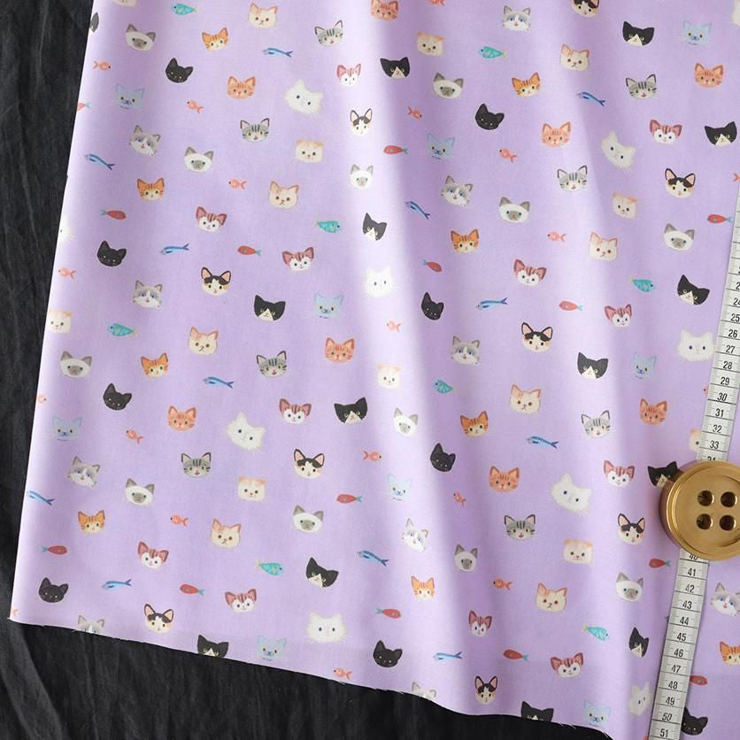 Cat faces(Purple)