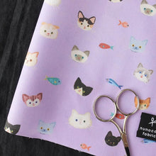Load image into Gallery viewer, Cat faces(Purple)
