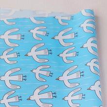 Load image into Gallery viewer, Birds Crossing the Sea(Blue)
