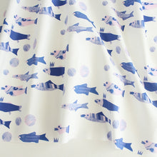 Load image into Gallery viewer, Small Fish (Navy &amp; Pink)
