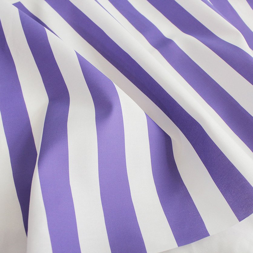 Basic Stripes (Chinese Bellflower Color) -Traditional Japanese Colour Series-