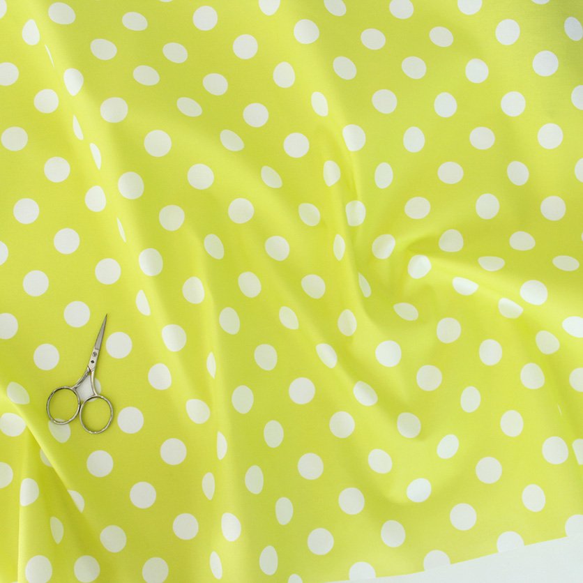 Basic Dots: 2cm Circles (Lemon Yellow)