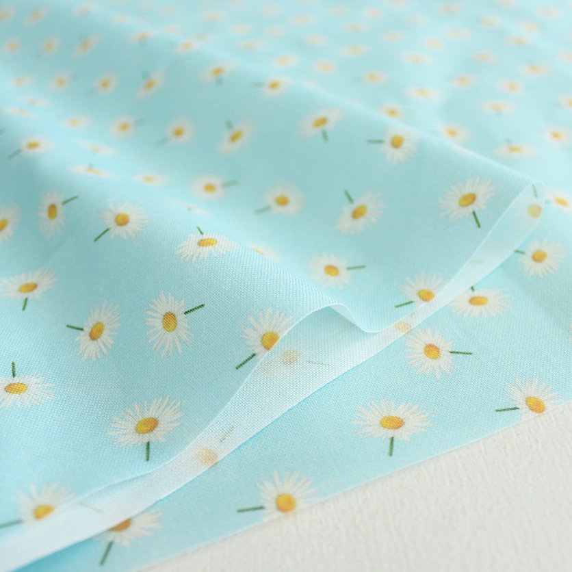 Daisies (Aqua Blue)