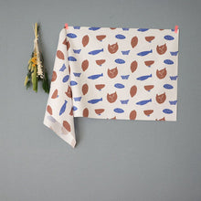 Load image into Gallery viewer, Cats and Friends Mini (Brown x Navy)

