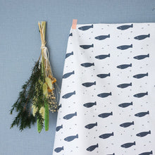 Load image into Gallery viewer, Fish! (White x Navy)

