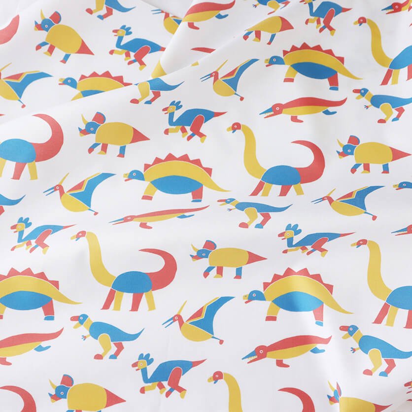 Toy Dinosaurs (White x Multicolor)