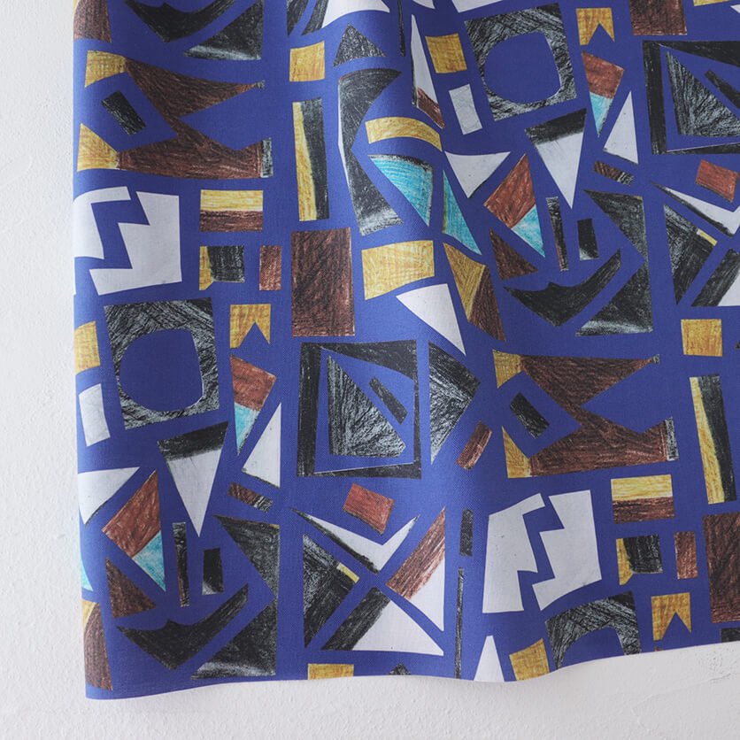 Square Pieces (Navy Blue)