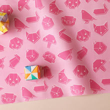 Load image into Gallery viewer, Origami Animals(cherry pink)
