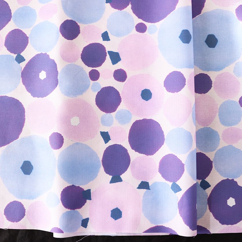 Polka dots like blueberries (pink&purple)