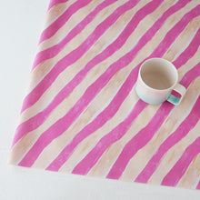 Load image into Gallery viewer, New Retro Diagonal Stripe(Pink&amp;Beige)
