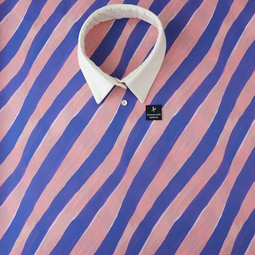 New Retro Diagonal Stripe(Purple&Pink)