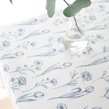 Load image into Gallery viewer, Flower Drawing(Gray&amp;Navy)
